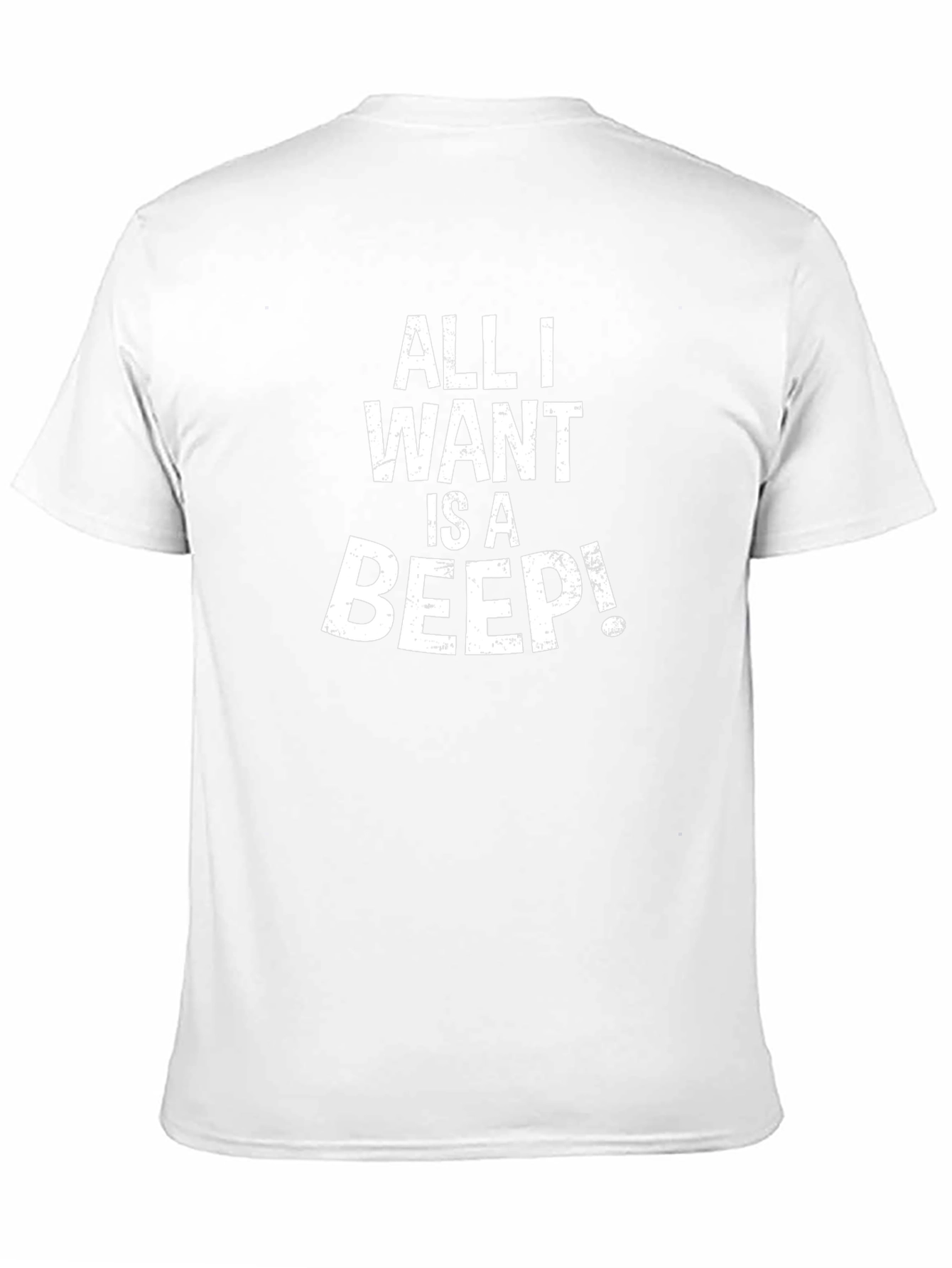 Camiseta Negra All I Want is a Beep!