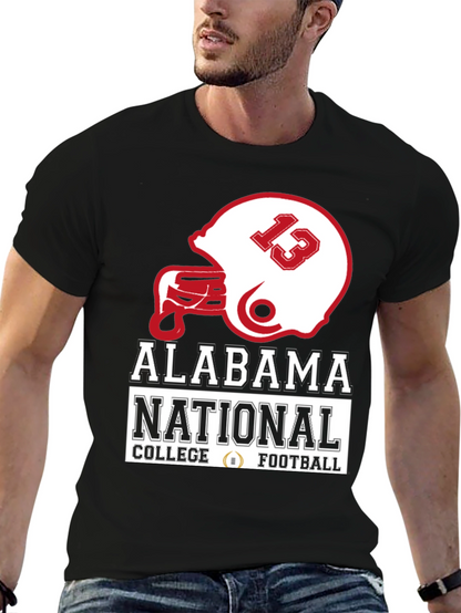 Camiseta Negra Alabama National College Football