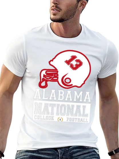 Camiseta Negra Alabama National College Football