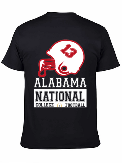 Camiseta Negra Alabama National College Football