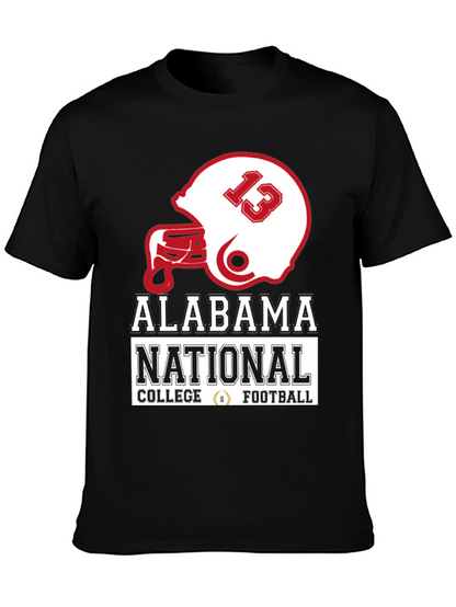 Camiseta Negra Alabama National College Football