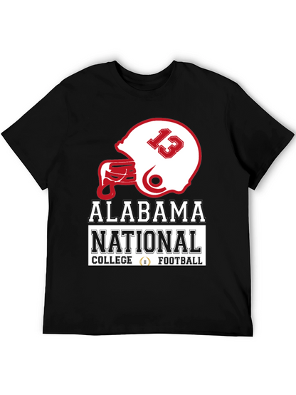 Camiseta Negra Alabama National College Football