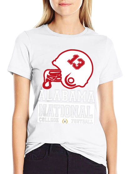 Camiseta Negra Alabama National College Football