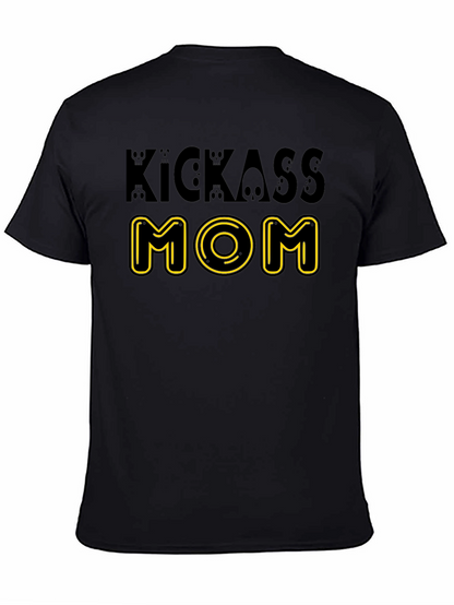 Camiseta Negra Kickass Mom Diseño Original