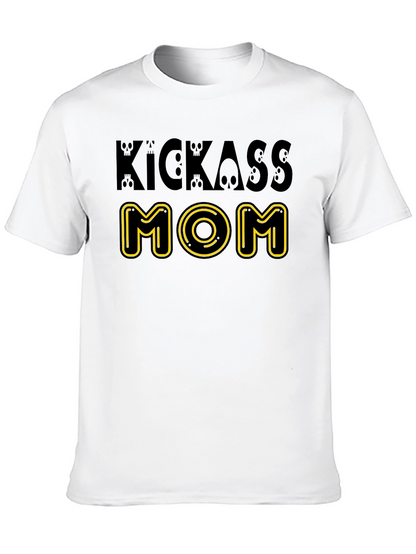 Camiseta Negra Kickass Mom Diseño Original