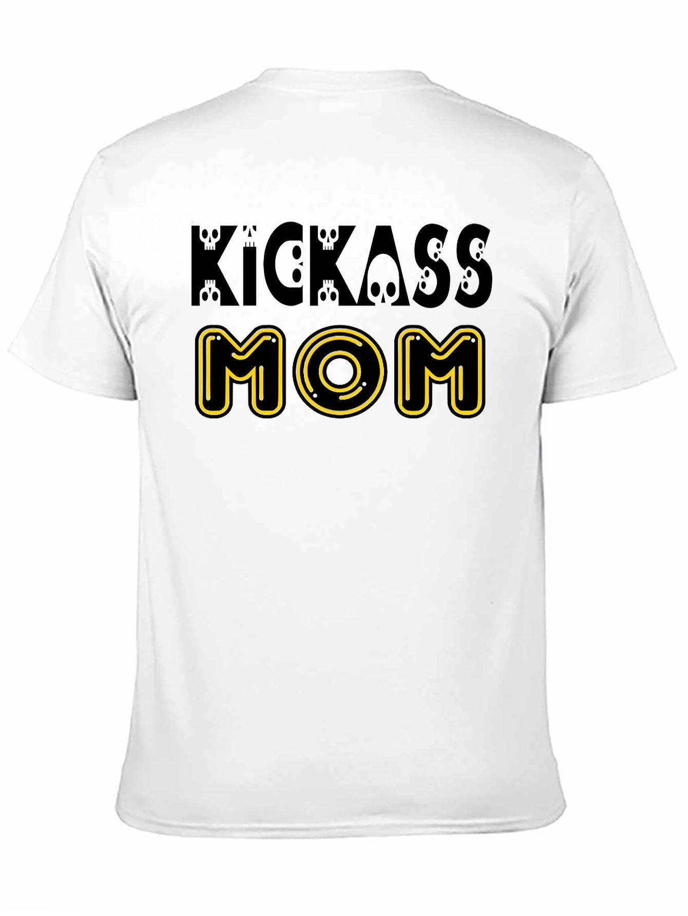 Camiseta Negra Kickass Mom Diseño Original