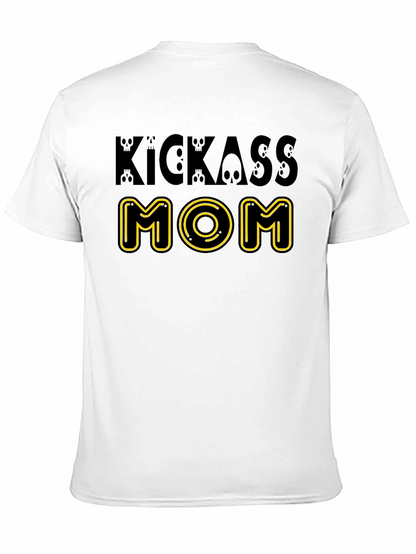 Camiseta Negra Kickass Mom Diseño Original