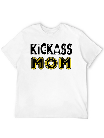 Camiseta Negra Kickass Mom Diseño Original