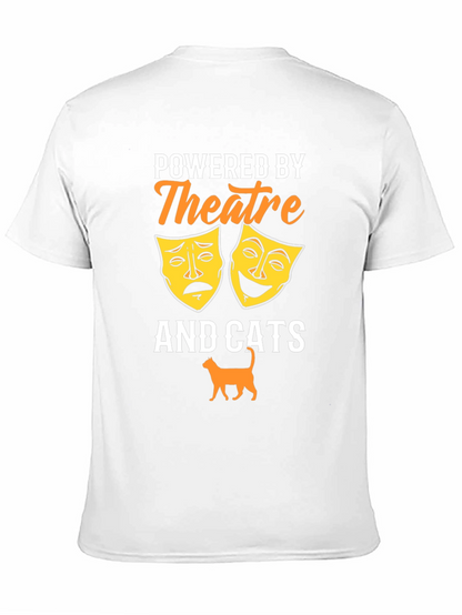 Camiseta Negra Theatre and Cats