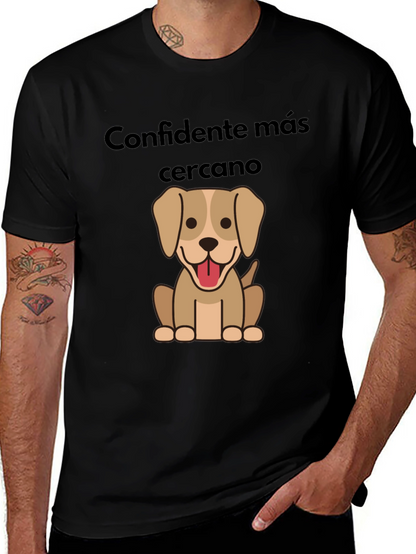 Camiseta Negra Confidente más cercano