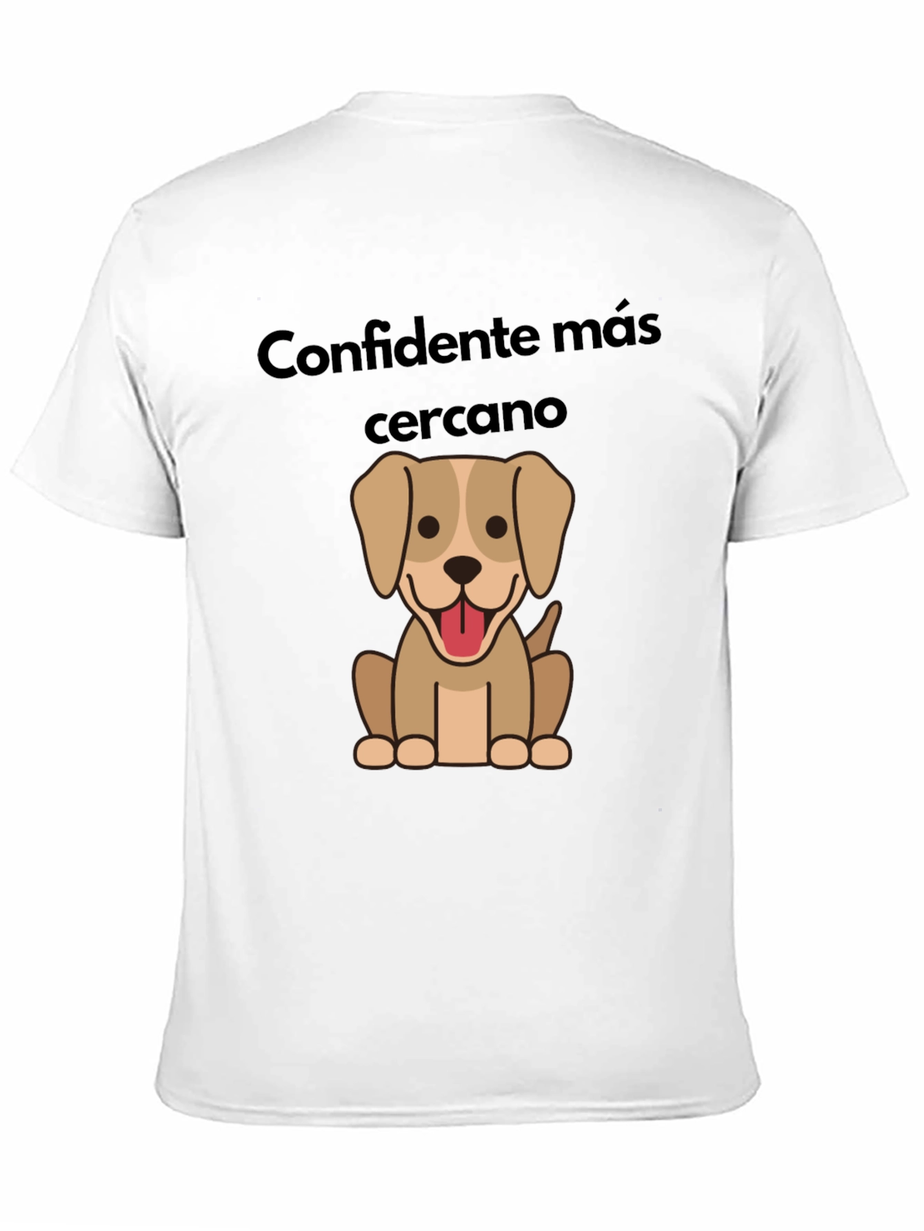 Camiseta Negra Confidente más cercano