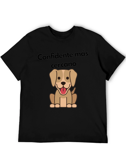 Camiseta Negra Confidente más cercano