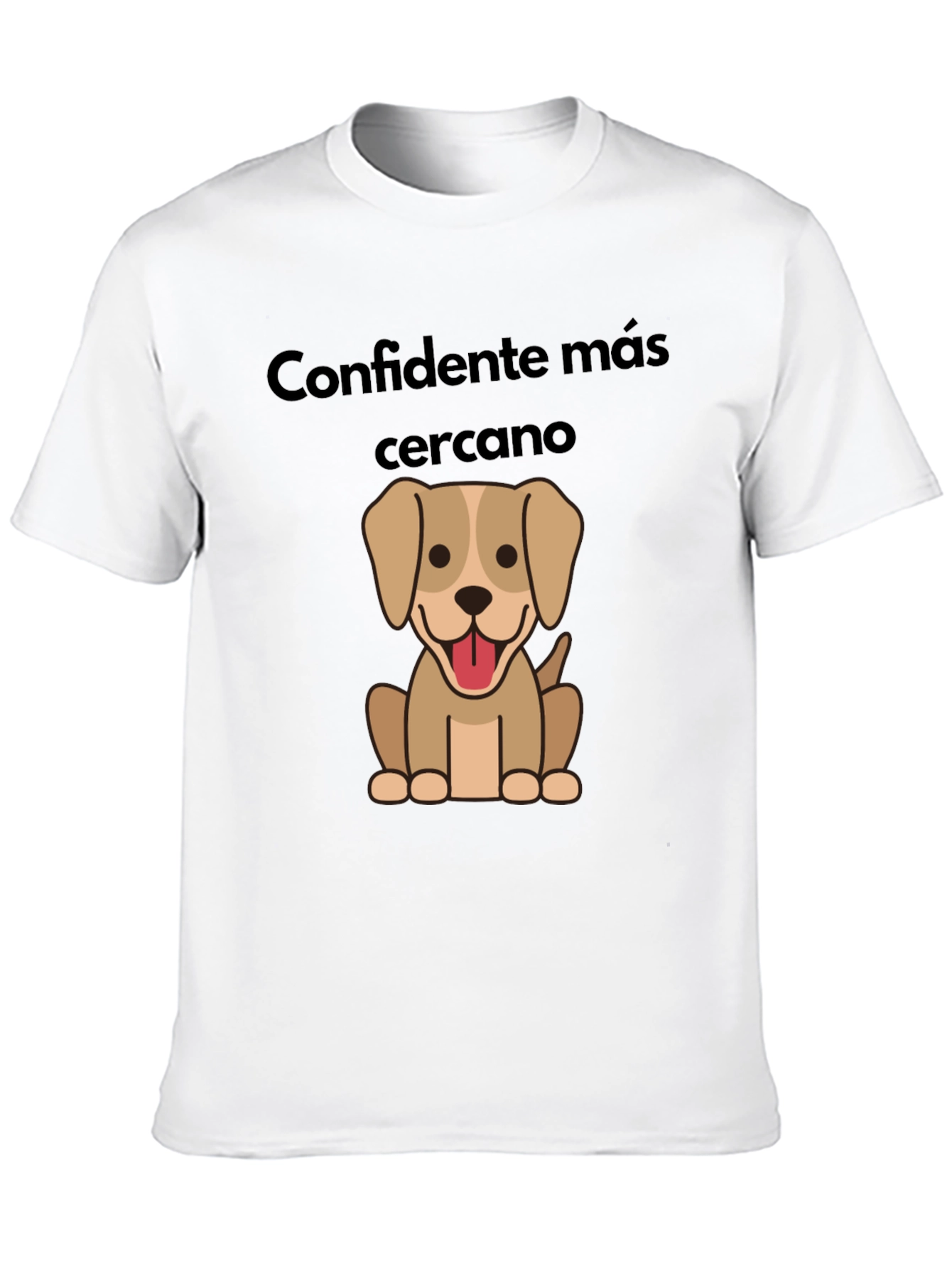 Camiseta Negra Confidente más cercano