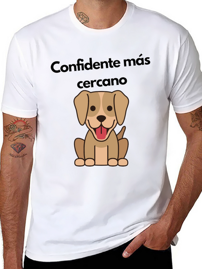 Camiseta Negra Confidente más cercano