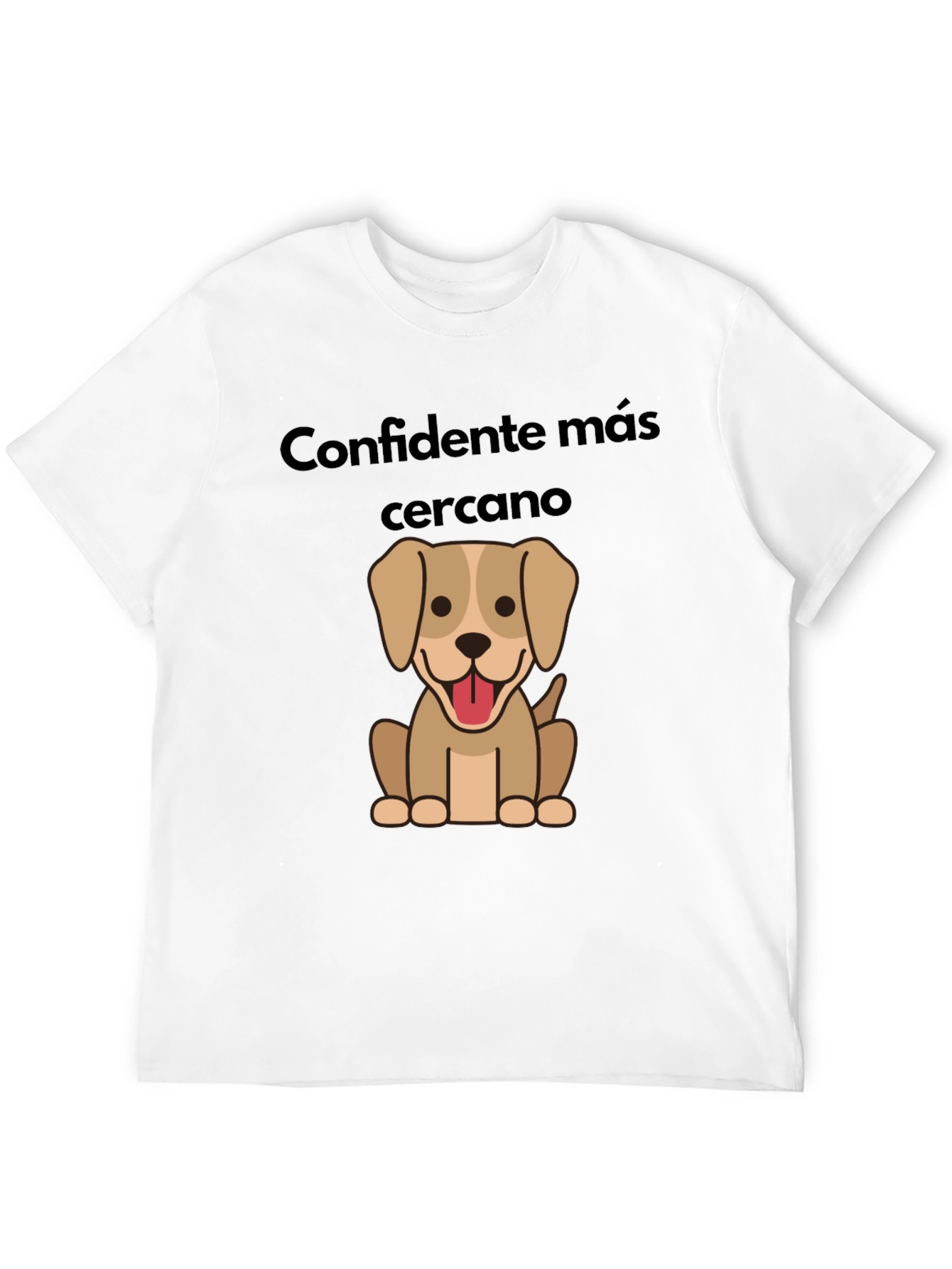 Camiseta Negra Confidente más cercano