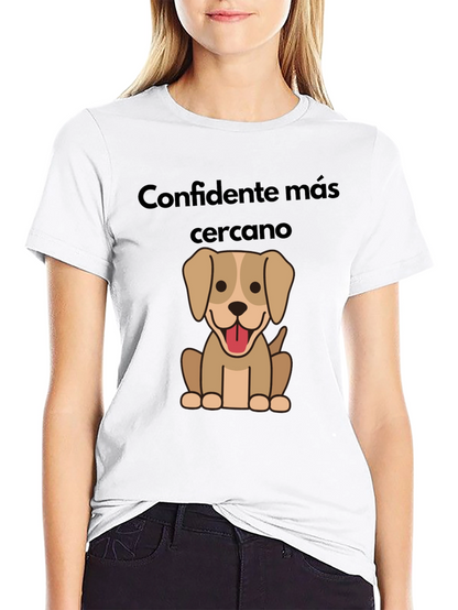 Camiseta Negra Confidente más cercano