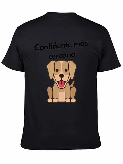Camiseta Negra Confidente más cercano