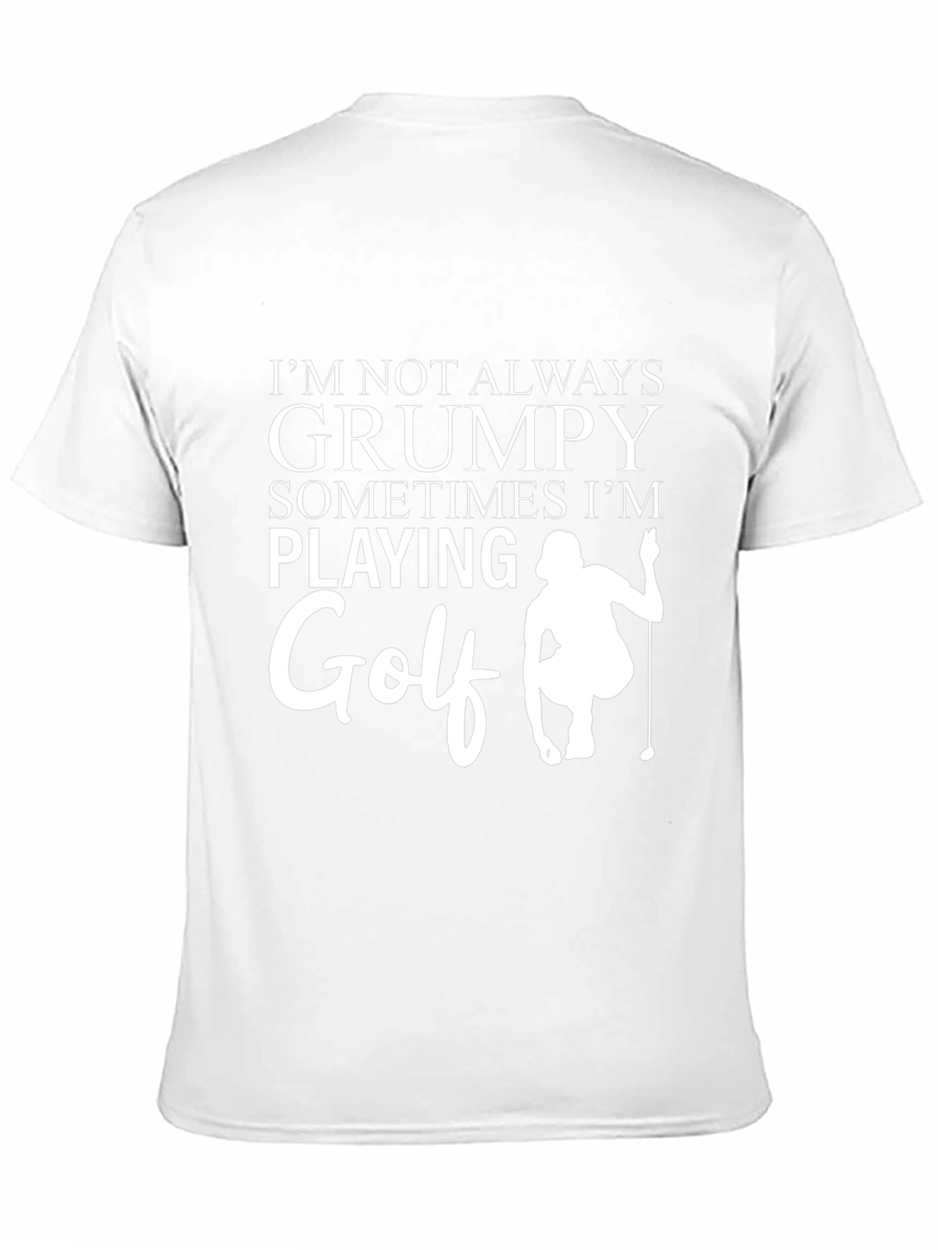 Camiseta Negra Grumpy Golf - Para Amantes del Golf