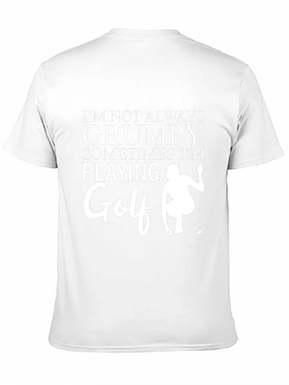 Camiseta Negra Grumpy Golf - Para Amantes del Golf