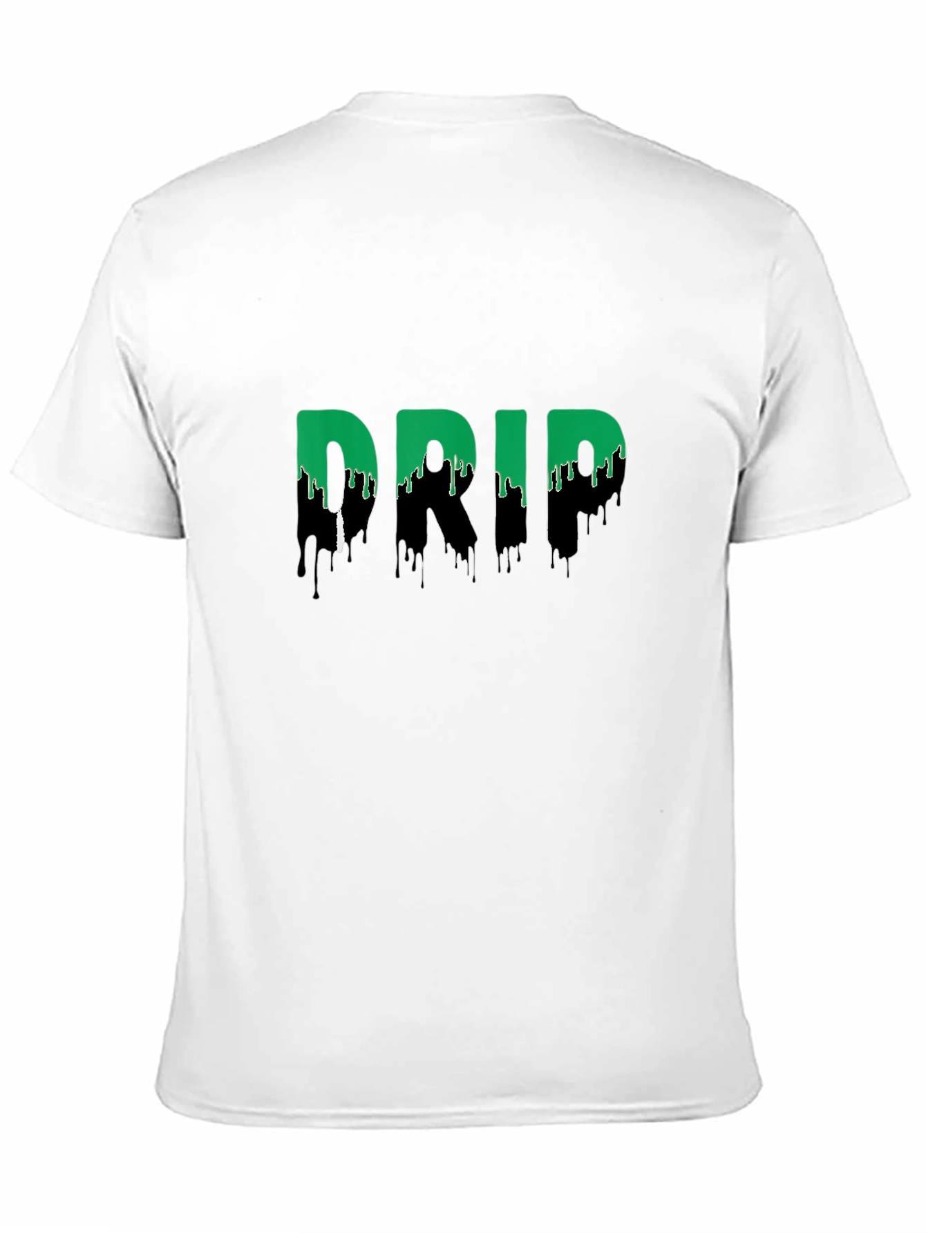 Camiseta Negra Drip: Estilo Urbano y Moderno