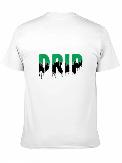 Camiseta Negra Drip: Estilo Urbano y Moderno