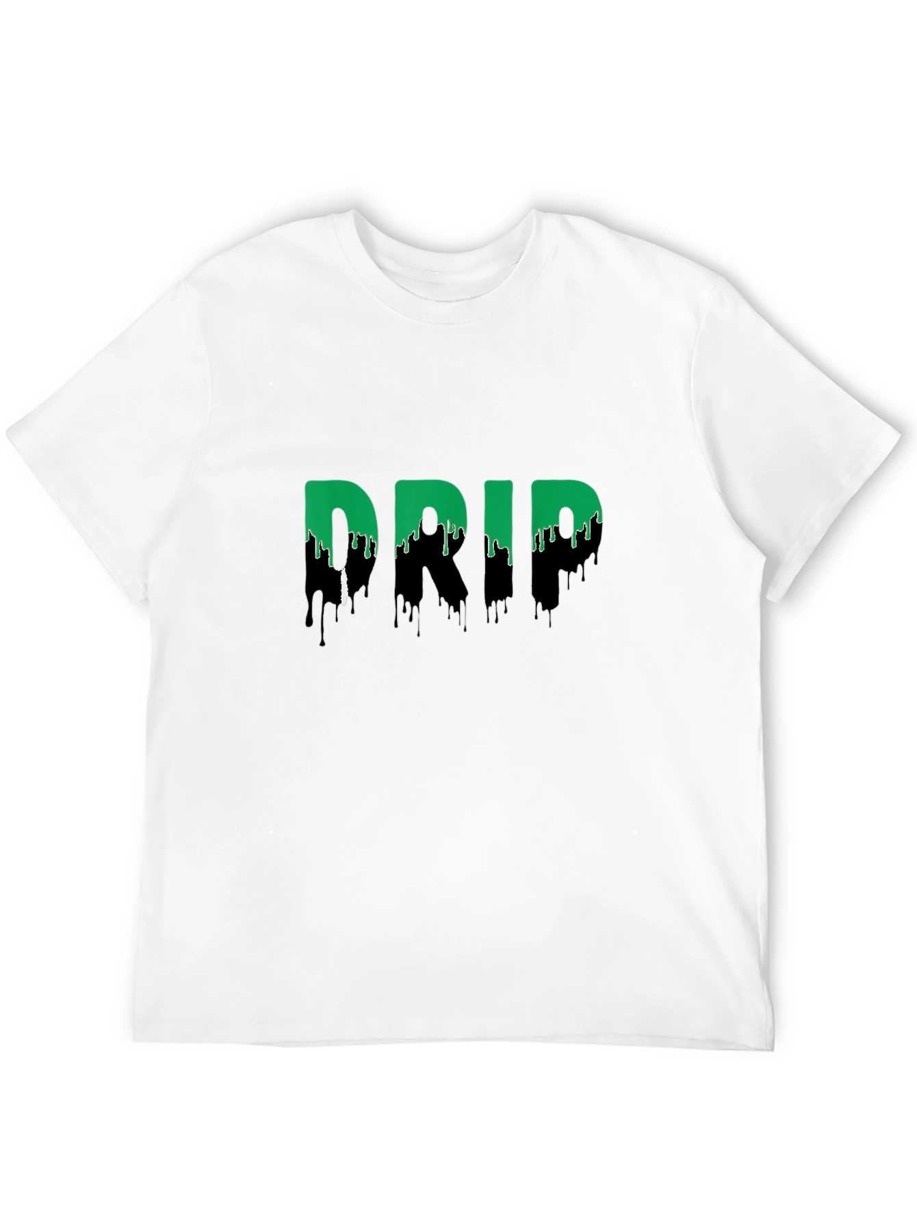 Camiseta Negra Drip: Estilo Urbano y Moderno