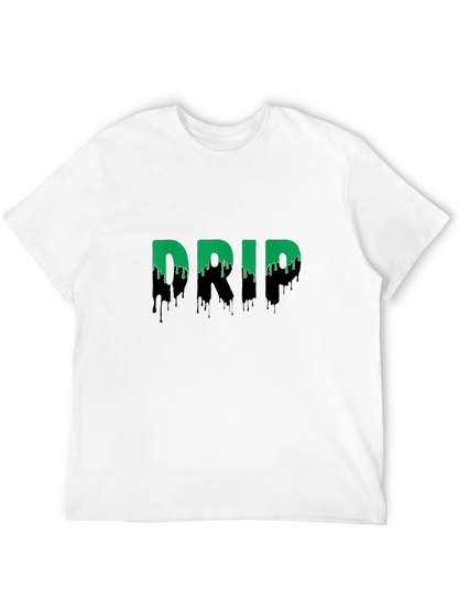 Camiseta Negra Drip: Estilo Urbano y Moderno