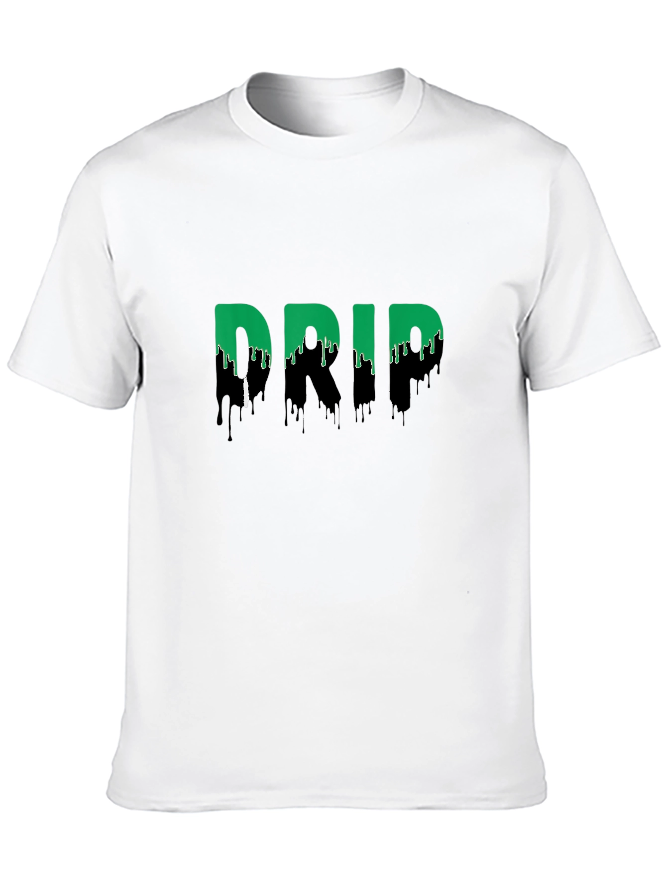 Camiseta Negra Drip: Estilo Urbano y Moderno