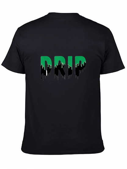 Camiseta Negra Drip: Estilo Urbano y Moderno