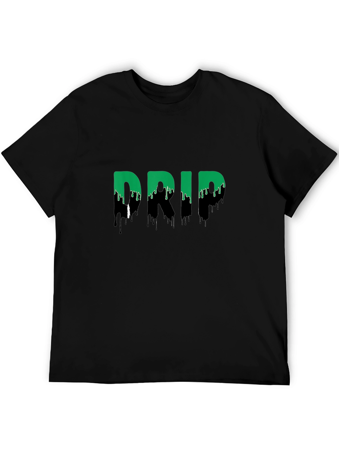 Camiseta Negra Drip: Estilo Urbano y Moderno