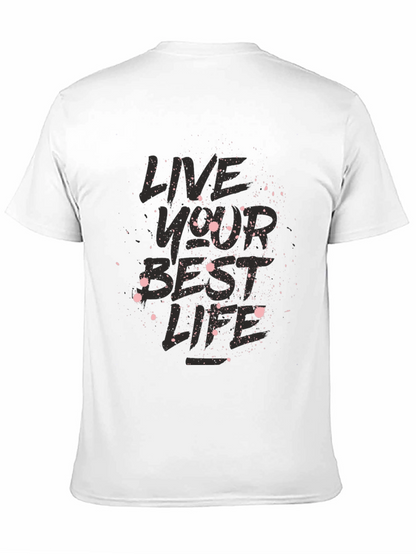 Camiseta Negra Vive Tu Mejor Vida