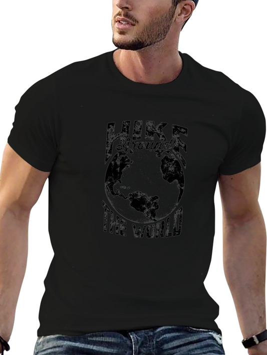 Camiseta Negra Hike Around The World