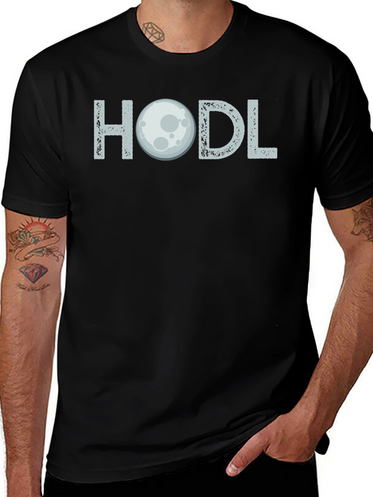 Camiseta HODL Crypto Bitcoin Luna - Algodón Suave