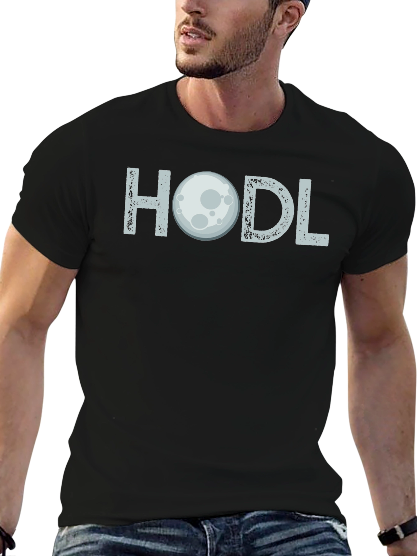 Camiseta HODL Crypto Bitcoin Luna - Algodón Suave