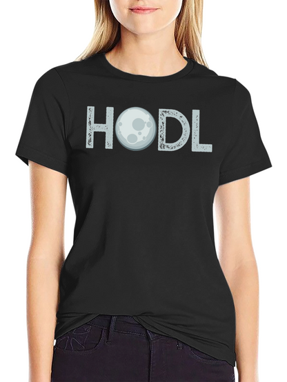 Camiseta HODL Crypto Bitcoin Luna - Algodón Suave