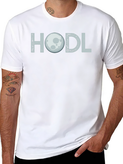 Camiseta HODL Crypto Bitcoin Luna - Algodón Suave