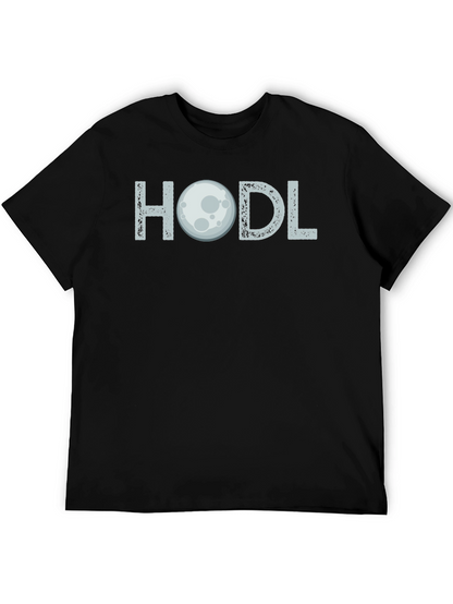 Camiseta HODL Crypto Bitcoin Luna - Algodón Suave