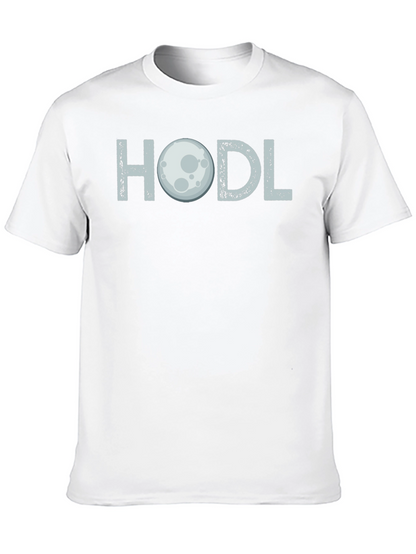 Camiseta HODL Crypto Bitcoin Luna - Algodón Suave