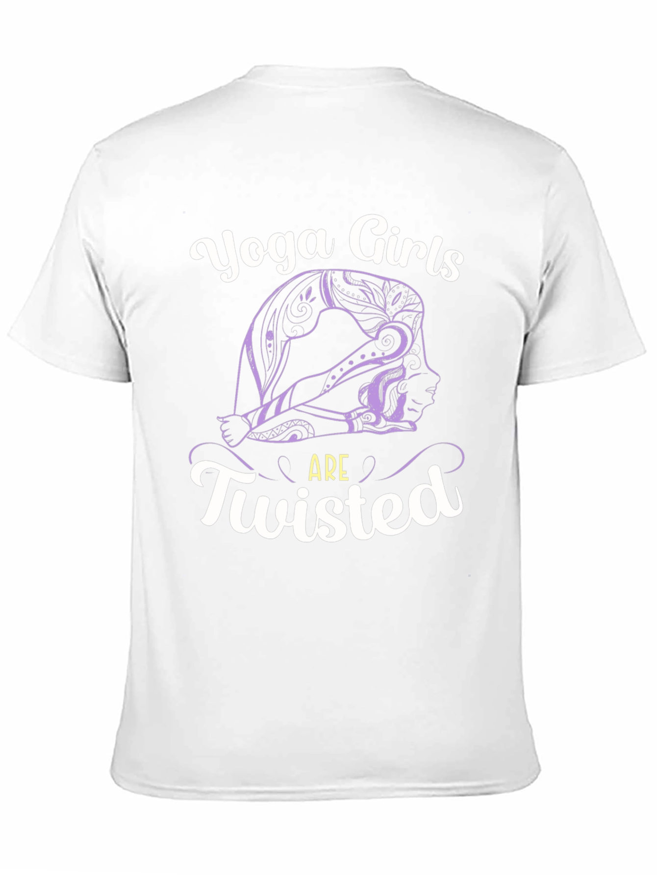 Camiseta Negra Yoga Girls are Twisted