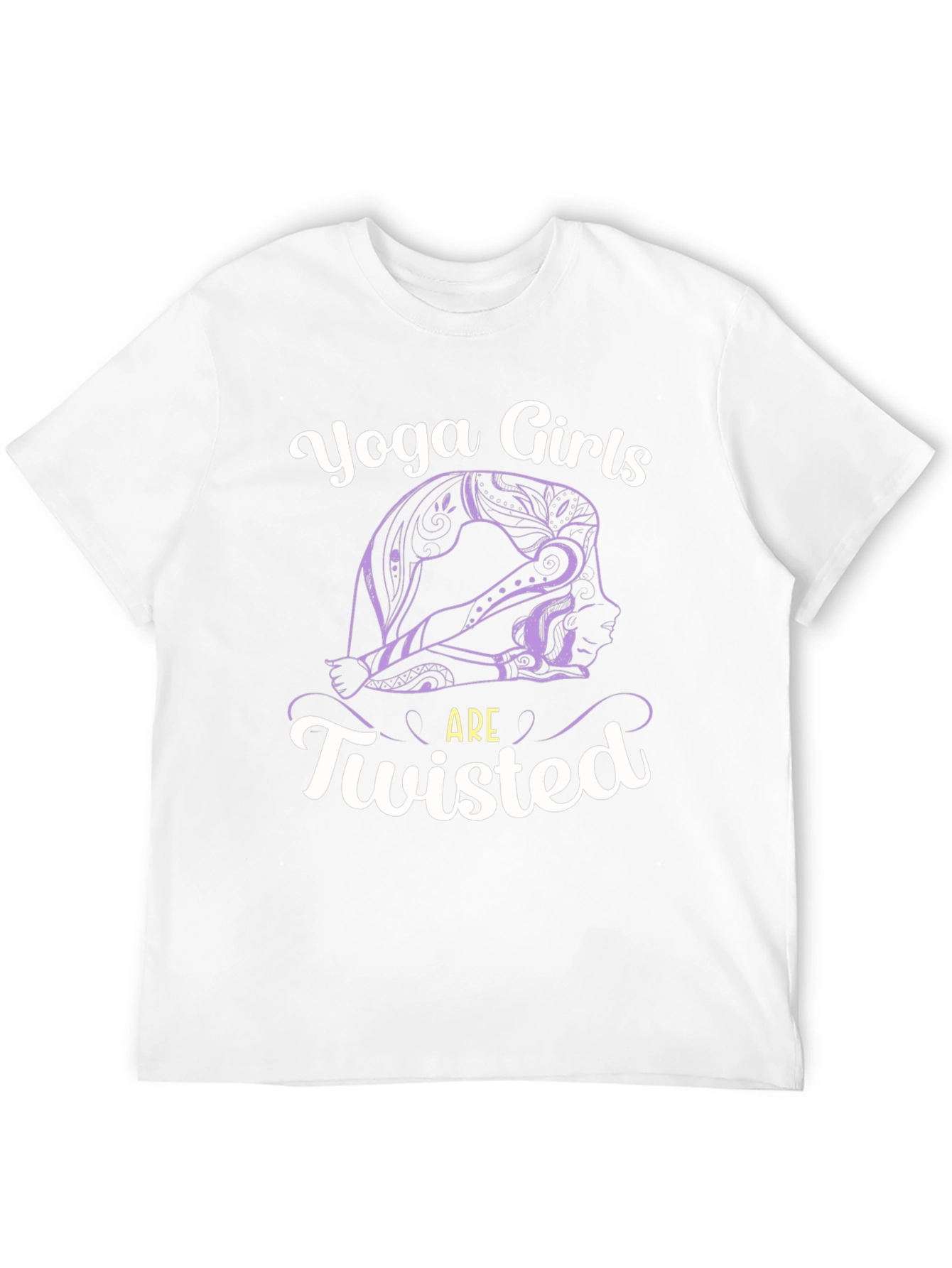 Camiseta Negra Yoga Girls are Twisted