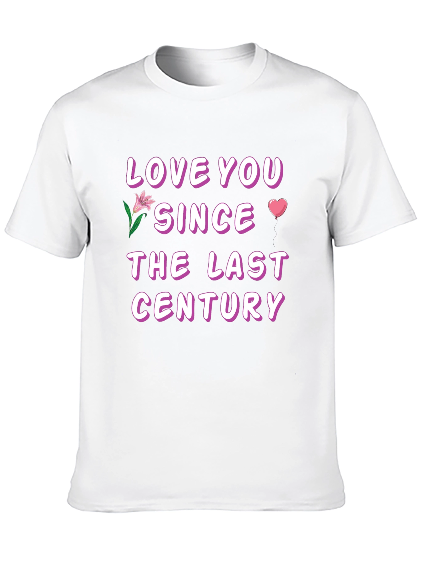 Camiseta Negra Love You Since The Last Century