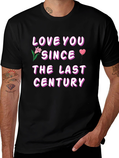 Camiseta Negra Love You Since The Last Century