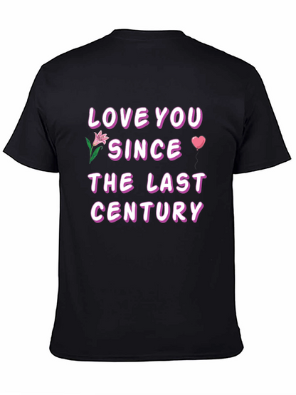 Camiseta Negra Love You Since The Last Century
