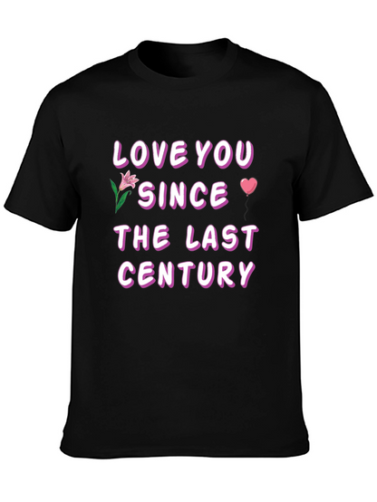 Camiseta Negra Love You Since The Last Century