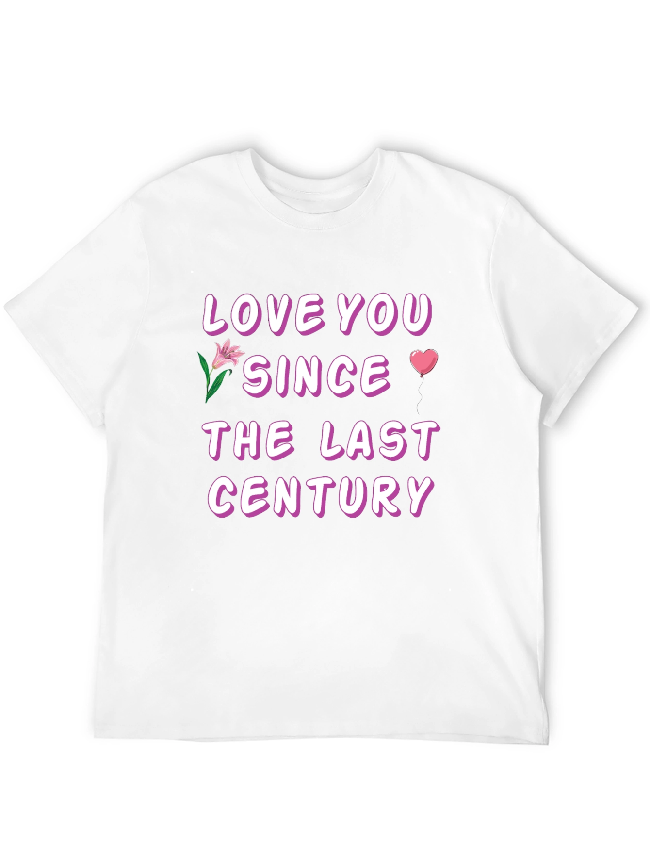 Camiseta Negra Love You Since The Last Century