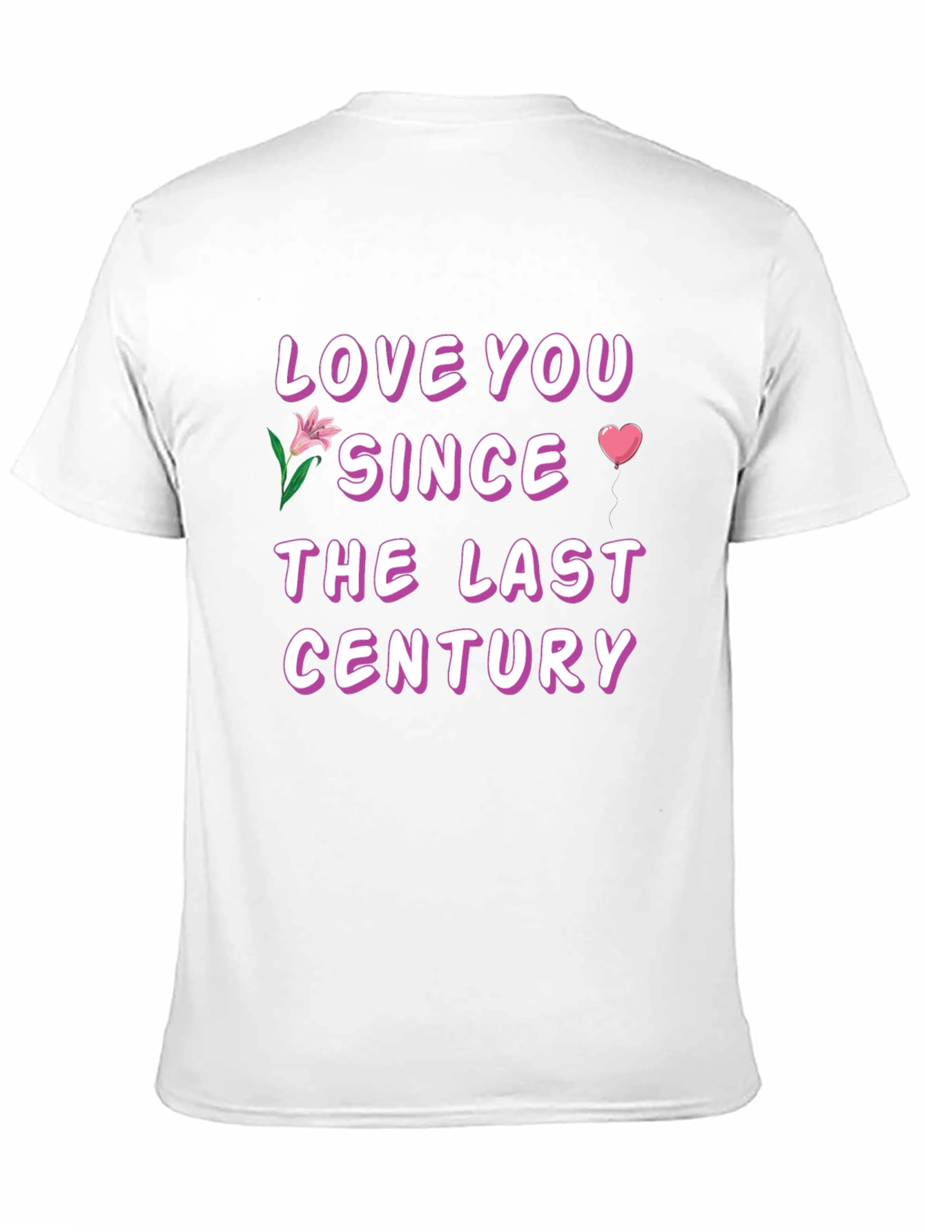 Camiseta Negra Love You Since The Last Century