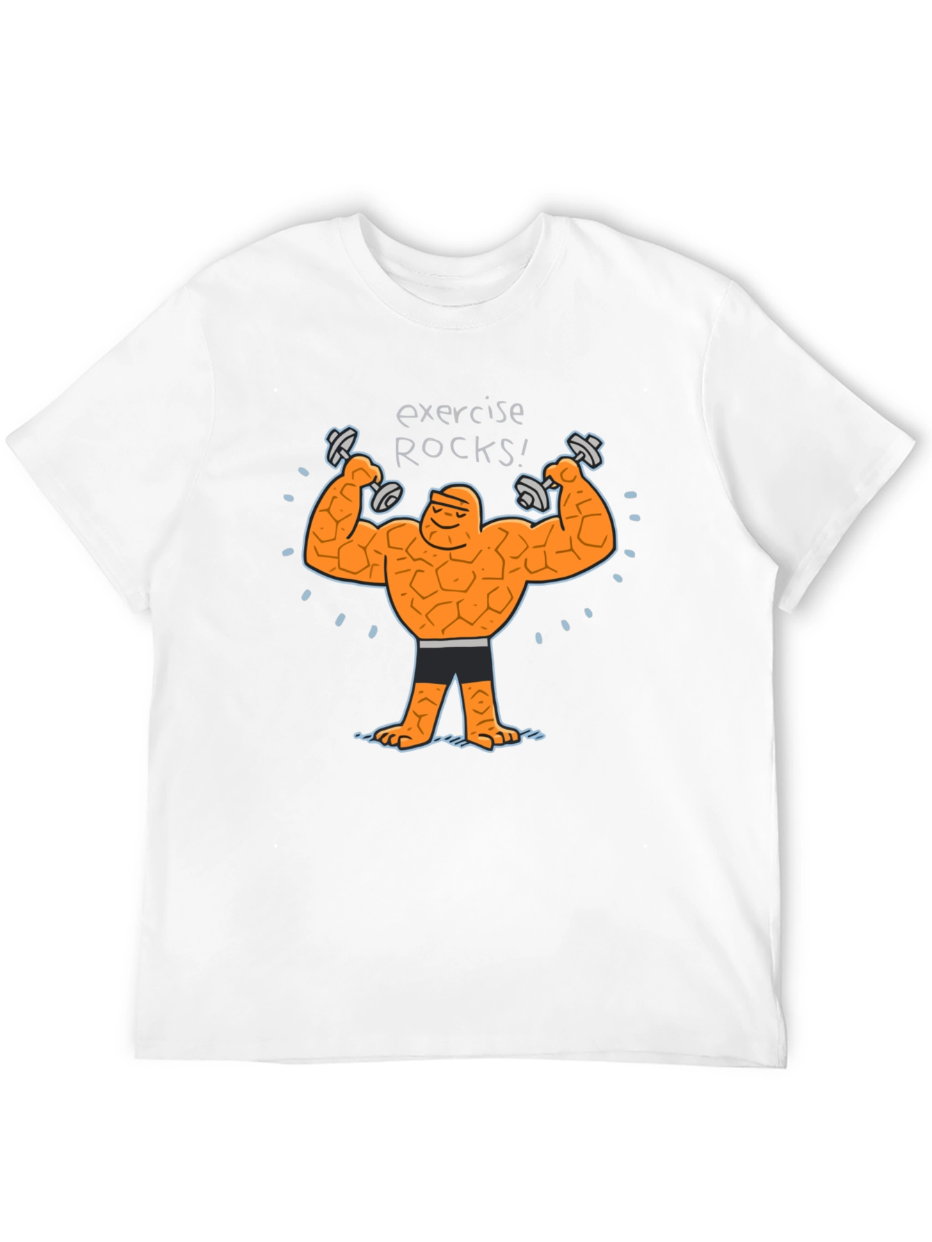 Camiseta Negra Divertida de Ejercicio