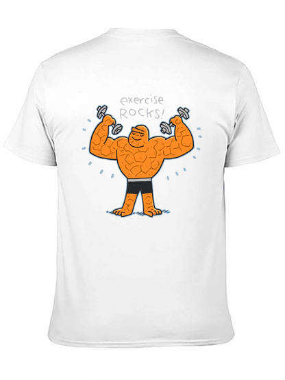 Camiseta Negra Divertida de Ejercicio