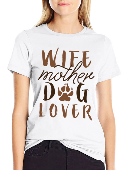 Camiseta Mujer Madre Amante de Perros