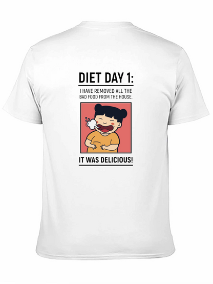 Camiseta Negra Día 1 de Dieta